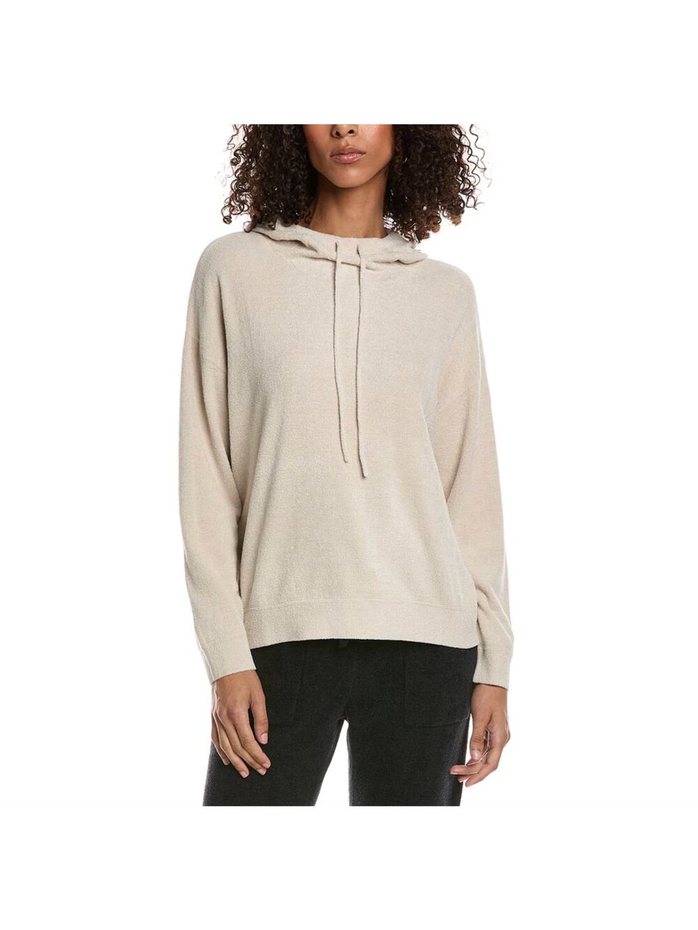 Barefoot Dreams XS Cream CozyChic Ultra Lite Hoodie Sweater Luxe Lounge
